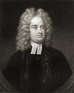 ジョナサン・スウィフト（1667-1745）、「肖像画のギャラリー」より、1833年発行